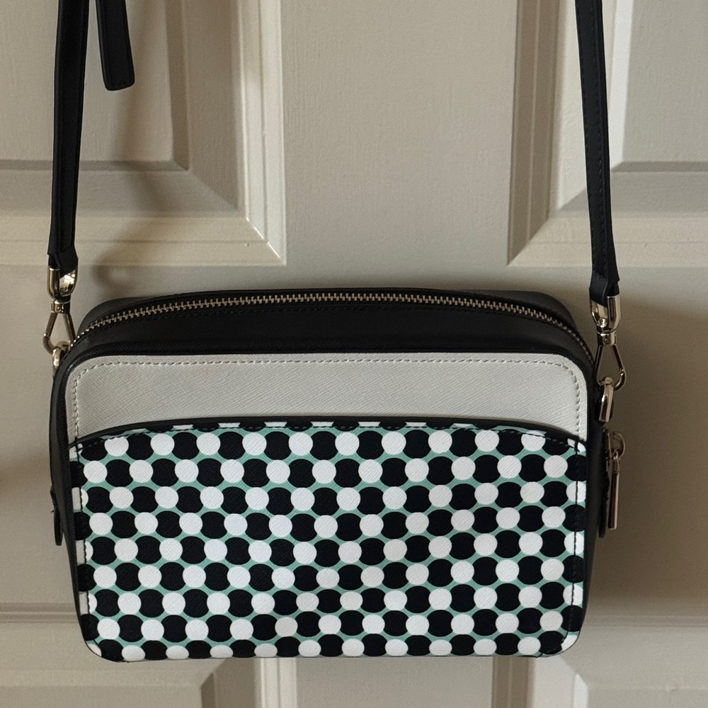 Kate Spade Women’s Checkered Crossbody Bag EUC - Picture 7 of 13